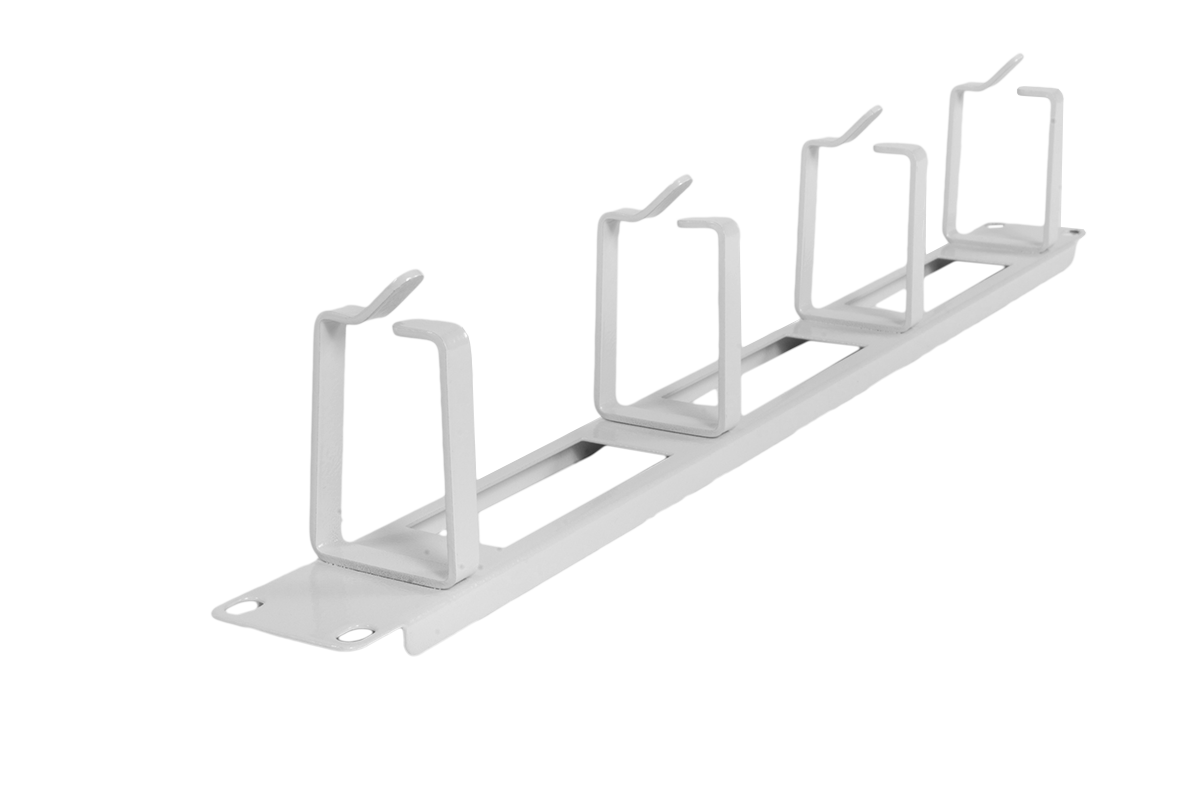 ЦМО ГКО-О-4.62 Органайзер кабельный горизонтальный с окнами 19" 1U, 4 кольца, ГКО-О-4.62