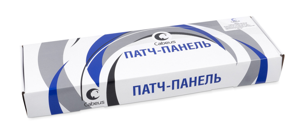 Cabeus PLBHD-48-SH-1U Модульная патч-панель высокой плотности 19" (1U), 48 портов, для экранированных модулей, с задним кабельным организатором (без модулей)