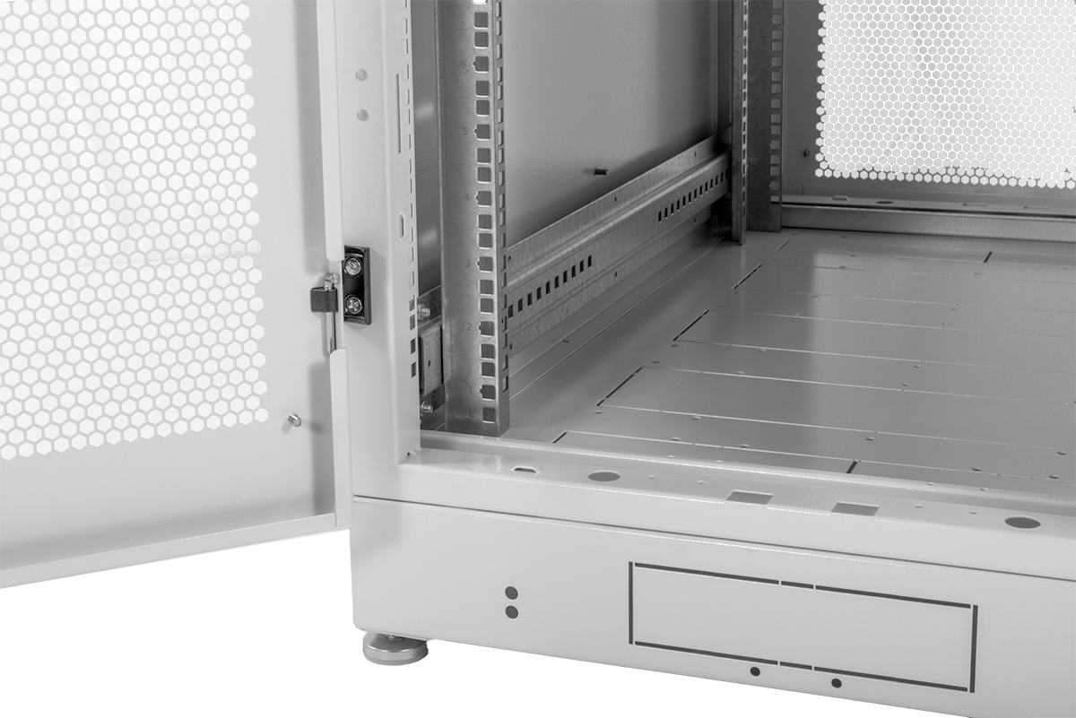 ЦМО ШТК-М-42.6.10-44АА Шкаф телекоммуникационный напольный 42U (600x1000) дверь перфорированная 2 шт., ШТК-М-42.6.10-44АА