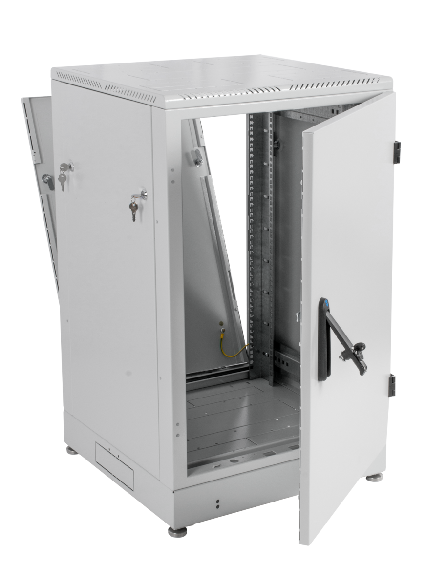 ЦМО ШТК-М-18.6.8-3ААА Шкаф телекоммуникационный напольный 18U (600x800) дверь металл, ШТК-М-18.6.8-3ААА