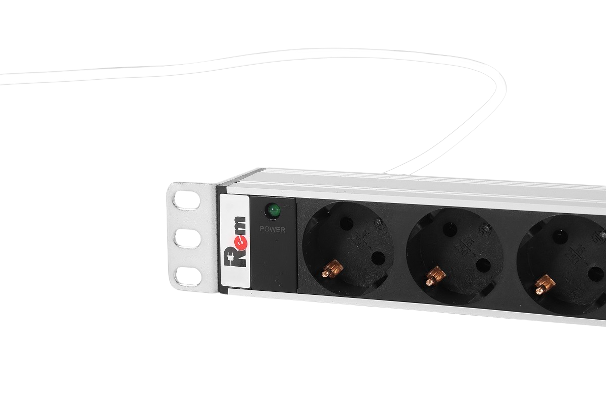 Верт блок розеток Rem-3x16, 3×16A, инд, 30S, 1820мм, шнур 3м IEC309, R-3x16-30S-I-1820-3-3PN