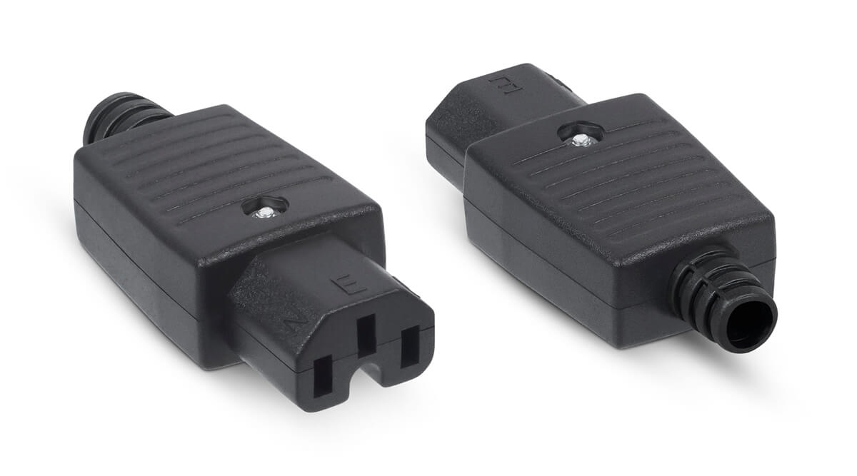 Cabeus IEC-320-C13 Вилка С13 разборная, 10А, 250 V, черная