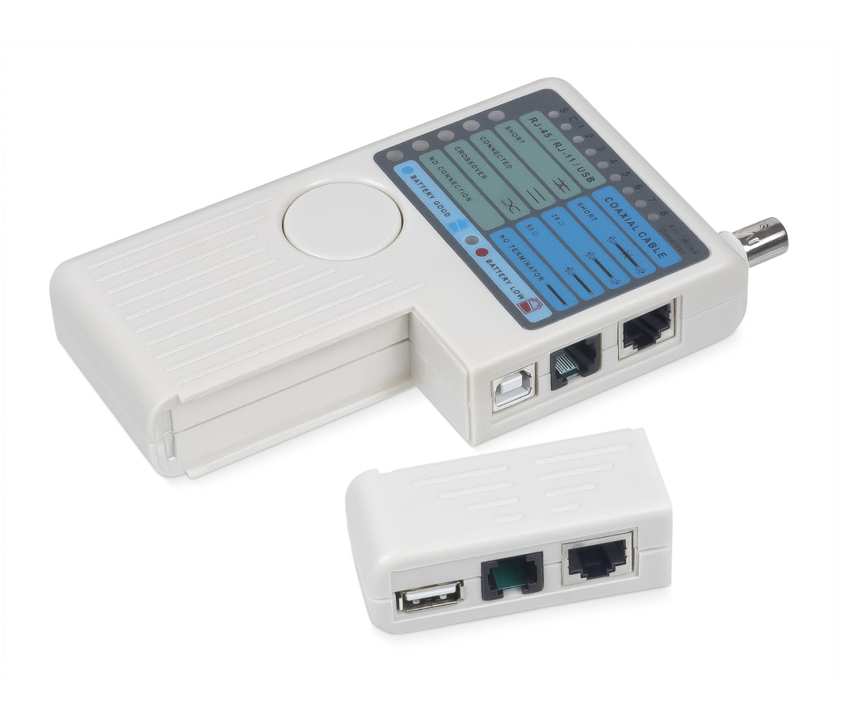 Cabeus HT-588CT Тестер 4 в 1  для витой пары, коаксиала, телефона, USB