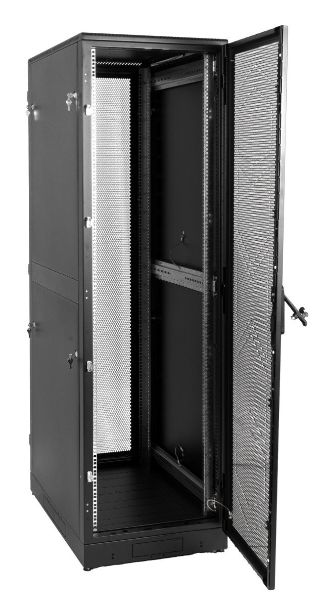 ЦМО ШТК-М-42.6.8-44АА Шкаф телекоммуникационный напольный 42U (600x800) дверь перфорированная 2 шт., ШТК-М-42.6.8-44АА