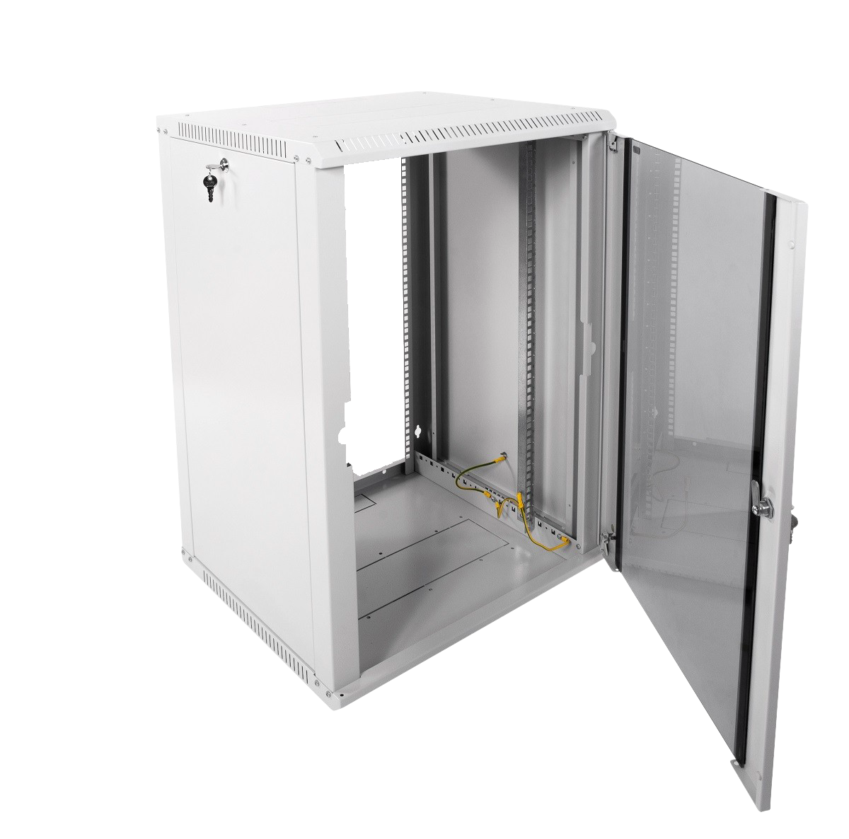 ЦМО ШРН-Э-18.500 Шкаф телекоммуникационный настенный разборный 18U (600х520) дверь стекло, ШРН-Э-18.500