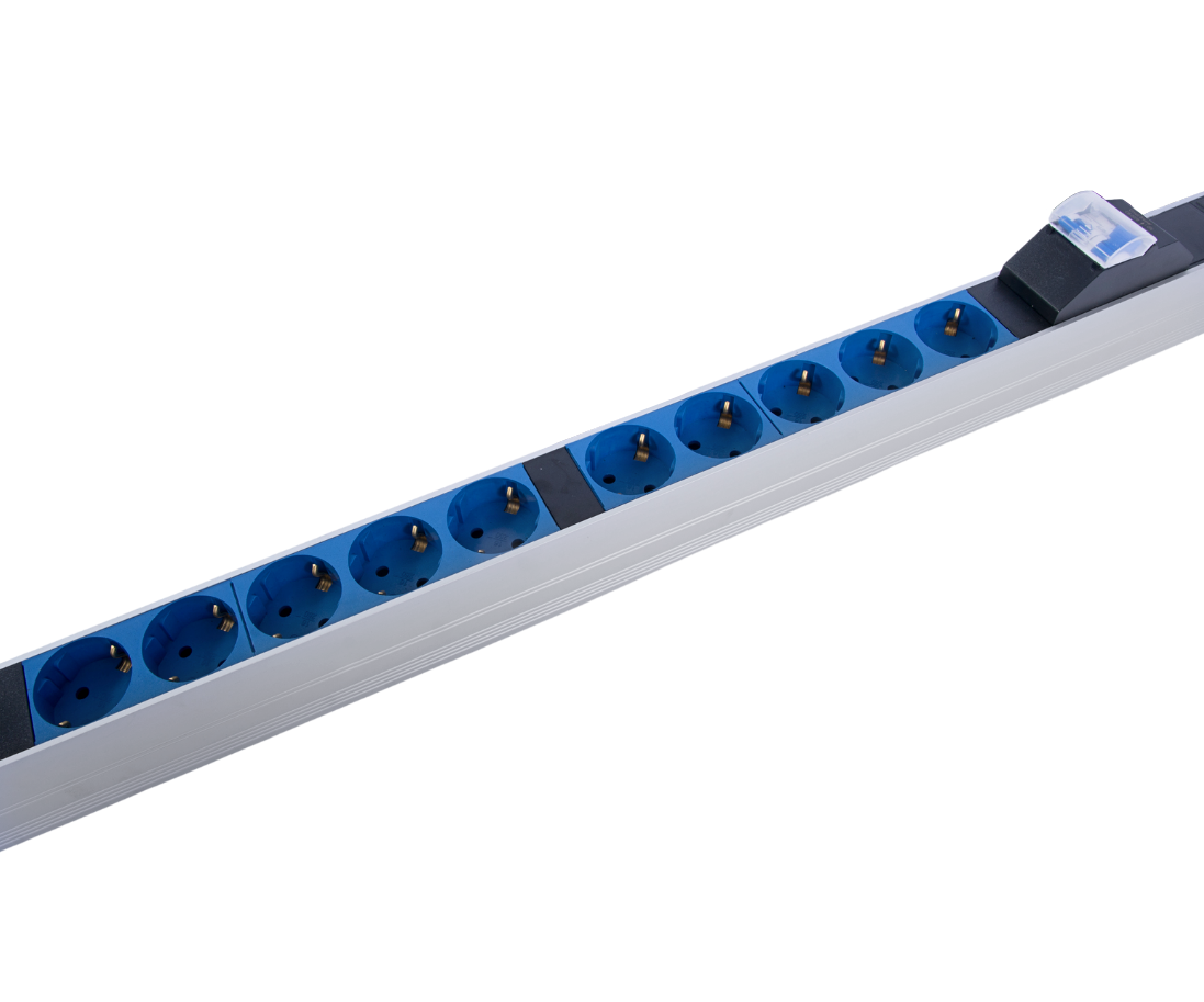 Верт блок розеток Rem-2MC, монит, измер, 1×32А, авт, 20S, 1420мм, шнур 3м IEC309, R-2MC3-32-20S-A-MI-1420-3-2P