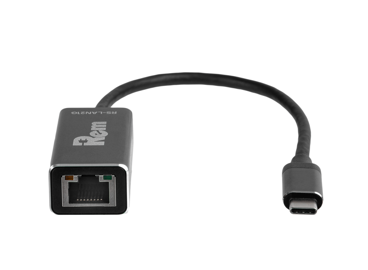 USB-адаптер Ethernet для блоков розеток Rem-xMC, LAN2, 1 Гб/с, RS-LAN21G