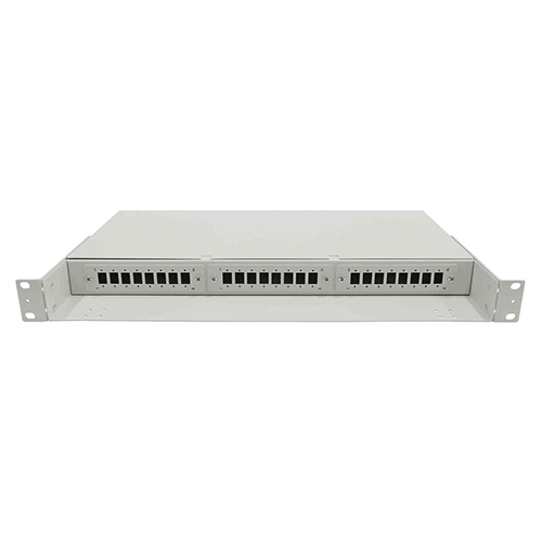 Cabeus FO-19-3FP-24FC/ST/SC-S-T Кросс оптический стоечный, 19, до 24 портов, серый