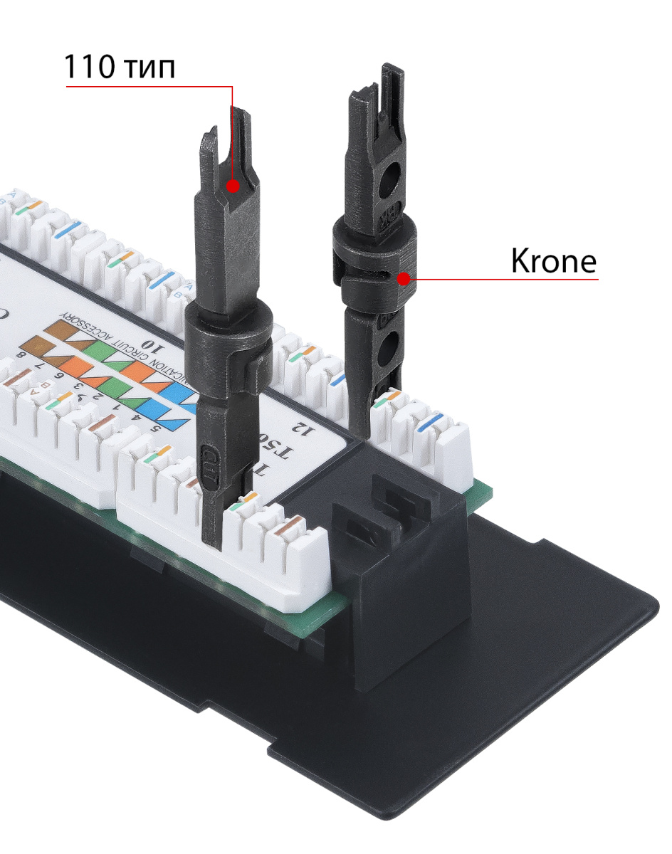 Cabeus PL-12-Cat.5e-WL-Dual IDC Патч-панель настенная, 12 портов RJ-45, категория 5е, с подставкой