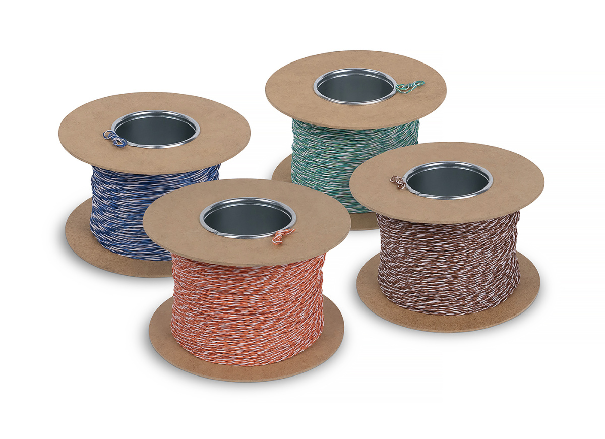 Cabeus UTP-1P-Cat.5e-SOLID-CROSS-305-GN (Jumper Wire) Кроссировочная витая пара, неэкранированная U/UTP, категория 5e, 1 пара (24 AWG), одножильный (solid), без общей внешней оболочки, зеленая (305 м)