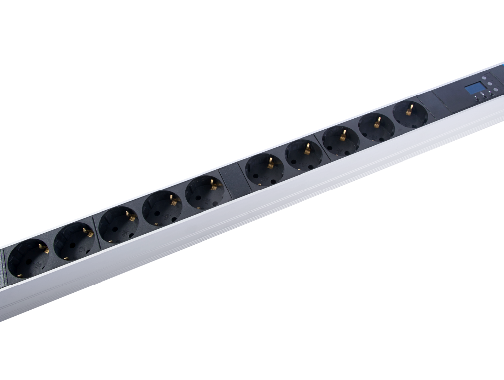 Верт блок розеток Rem-2MC, монит, измер, 1×32А, авт, 20S, 1420мм, шнур 3м IEC309, R-2MC3-32-20S-A-MI-1420-3-2P