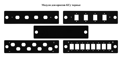 Cabeus ODF-19-3FP-24FC/ST/SC-S-BK-T Кросс оптический стоечный выдвижной, 19, до 24 портов, черный