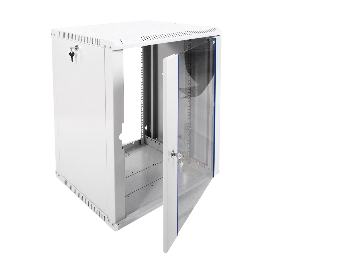 ЦМО ШРН-Э-15.500 Шкаф телекоммуникационный настенный разборный 15U (600х520) дверь стекло, ШРН-Э-15.500