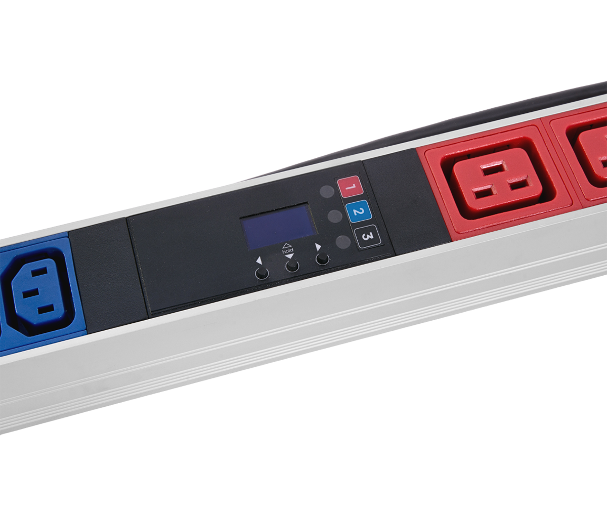 БРП (PDU) Metered Rem Rem-2MC, IEC 60320 С13 х 36, IEC 60320 С19 х 6, 1820х45х60 мм (ВхШхГ), 16А, 3ф, вход IEC 320 309 3PN, шнур 3 м, алюминий, Linux