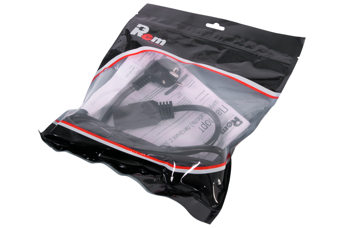 Шнур питания IEC 60320 C19/Schuko, 16 А / 250 В (3 × 1,5), длина 1,8 м, чёрный (ПВС-АП-3*1,5-250-S22C19-16-1,8)