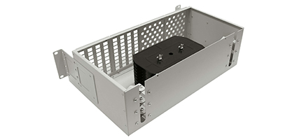 Cabeus FO-19-4FP-144FC/ST/SC-S-T Кросс оптический стоечный, 19, до 144 портов, серый