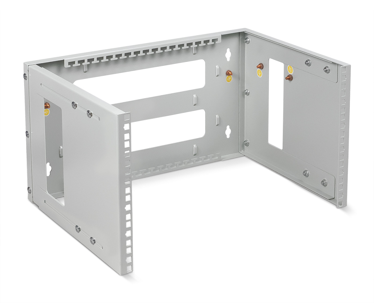 Cabeus NC-6U Кронштейн настенный 19" 6U, цвет серый