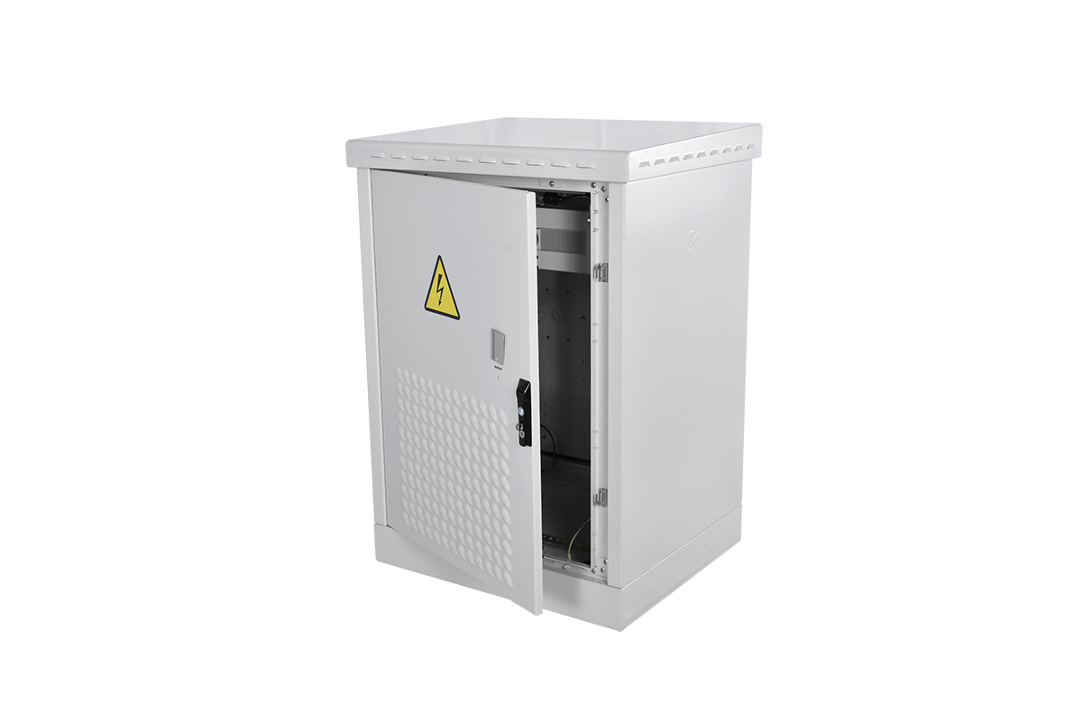 Шкаф всепогодный напольный 42U (Ш700 × Г900), комплектация Т1 с контроллером MC1 и датчиками, ШТВ-1-42.7.9-43АА-Т1-МС1