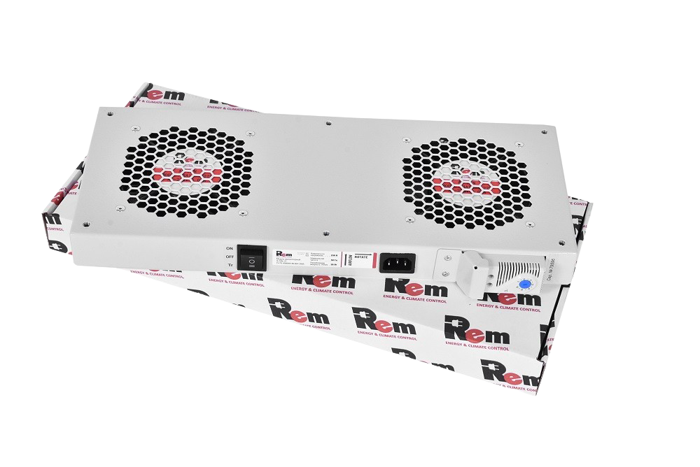 ЦМО R-FAN-2T Модуль вентиляторный, 2 вентилятора с терморегулятором
