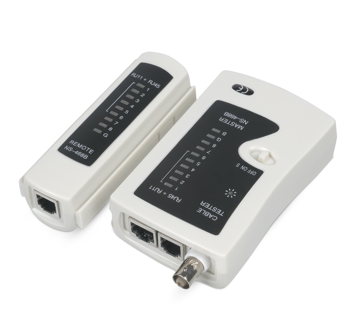 Cabeus CT-BNC-RJ45 Тестер для витой пары, коаксиала, телефона (кож.зам.чехол)