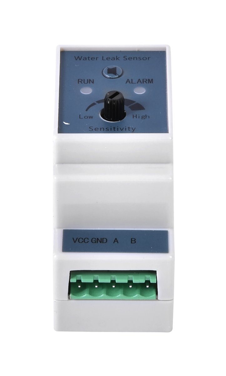 Модуль обнаружения протечки R-WL-1S, реле NO/NC + Modbus, установка на DIN-рейку, питание 10-30 VDC, R-WL-1S