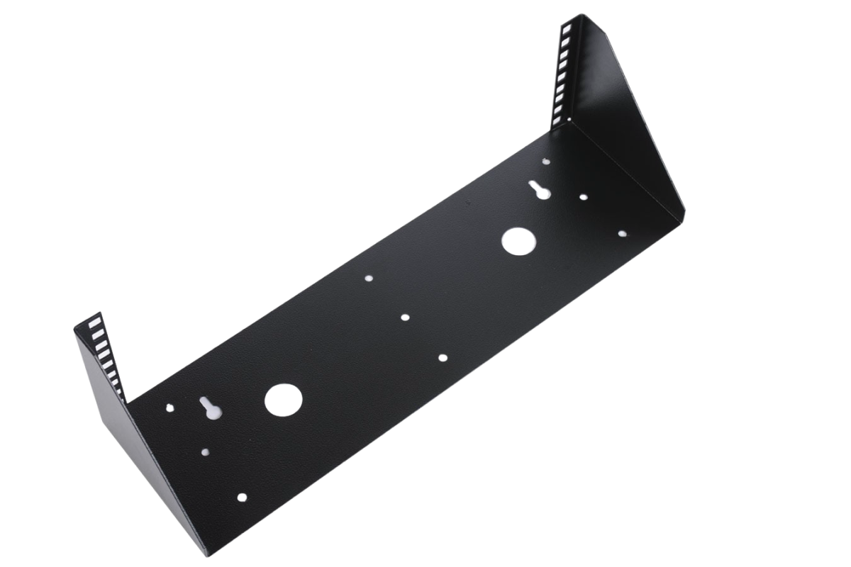 ЦМО КНО-В-2U-9005 Кронштейн телекоммуникационный настенный вертикальный 2U, цвет черный, КНО-В-2U-9005