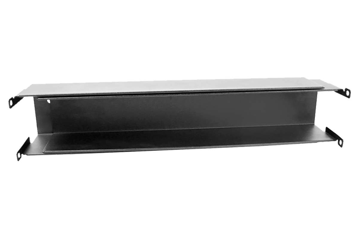 Лоток кабельный горизонтальный боковой для шкафов ШТК-СП , чёрный, ГКО-Л-СП-9005