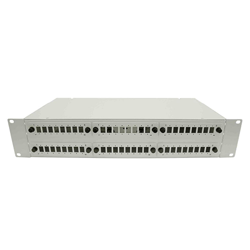 Cabeus FO-19-6FP-48FC/ST/SC-GY-T Кросс оптический стоечный, 19, до 48 портов, серый