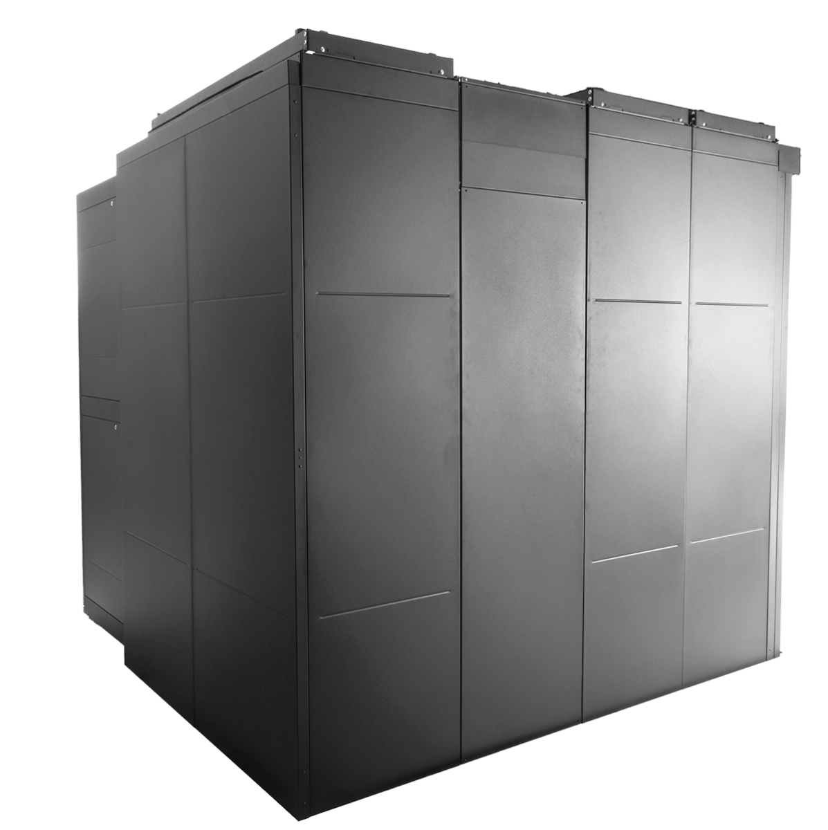 Панель боковой изоляции однорядного коридора 42U × 800 мм, металл, ЦОД-СП-РМ-42.800-9005