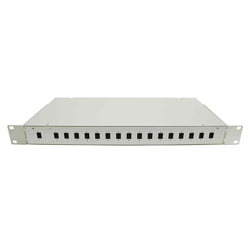 Cabeus FO-19-16SC-SPL-T Кросс оптический стоечный, 19, под сплиттер 1x16, серый