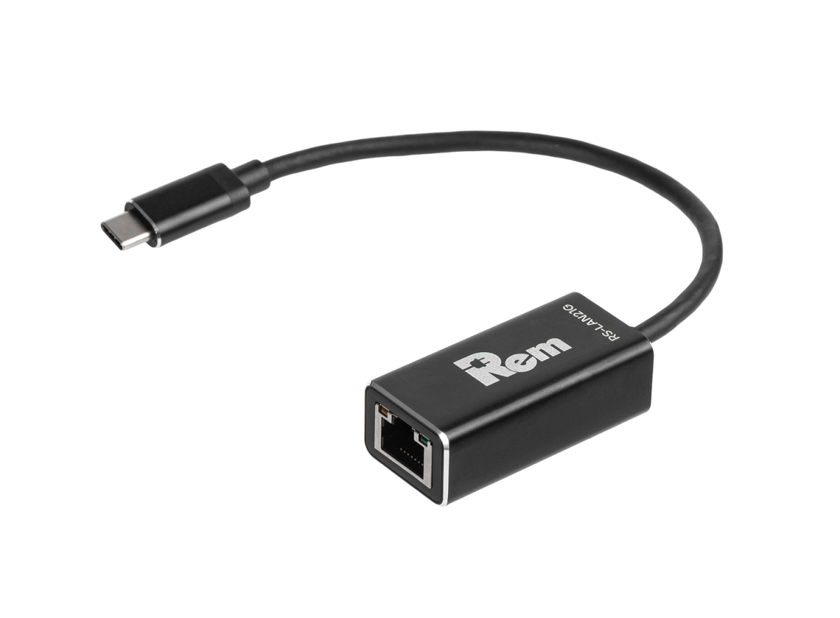 USB-адаптер Ethernet для блоков розеток Rem-xMC, LAN2, 1 Гб/с, RS-LAN21G
