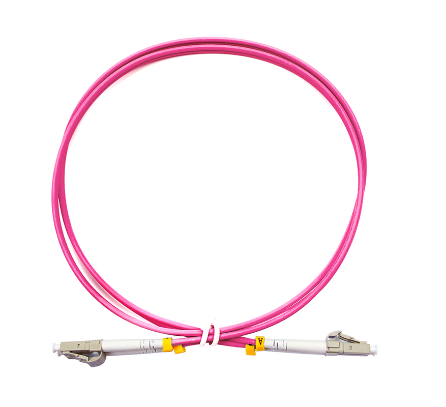 Cabeus FOP-50-OM4-LC-LC-0,5m Шнур оптический duplex LC-LC 50/125 mm OM4 0,5м LSZH