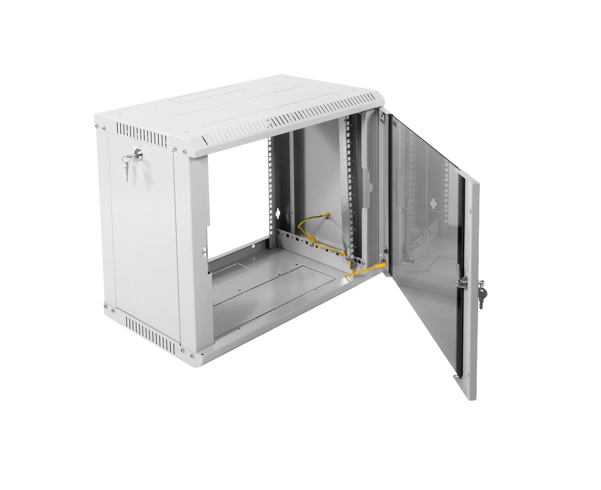 ЦМО ШРН-Э-9.350 Шкаф телекоммуникационный настенный разборный 9U (600х350) дверь стекло, ШРН-Э-9.350