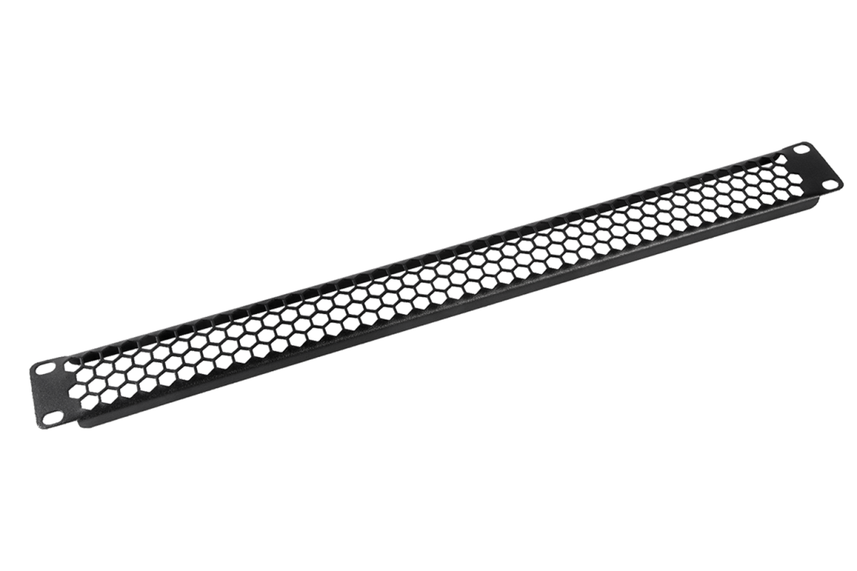 ЦМО ФП-1.4-9005 Фальшпанель в шкаф 19" 1U перфорированная, цвет черный, ФП-1.4-9005