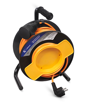 Cabeus EC-GC-3.5-G-30 Удлинитель ПВС 3500 Вт 30м на садовой катушке (С/з)