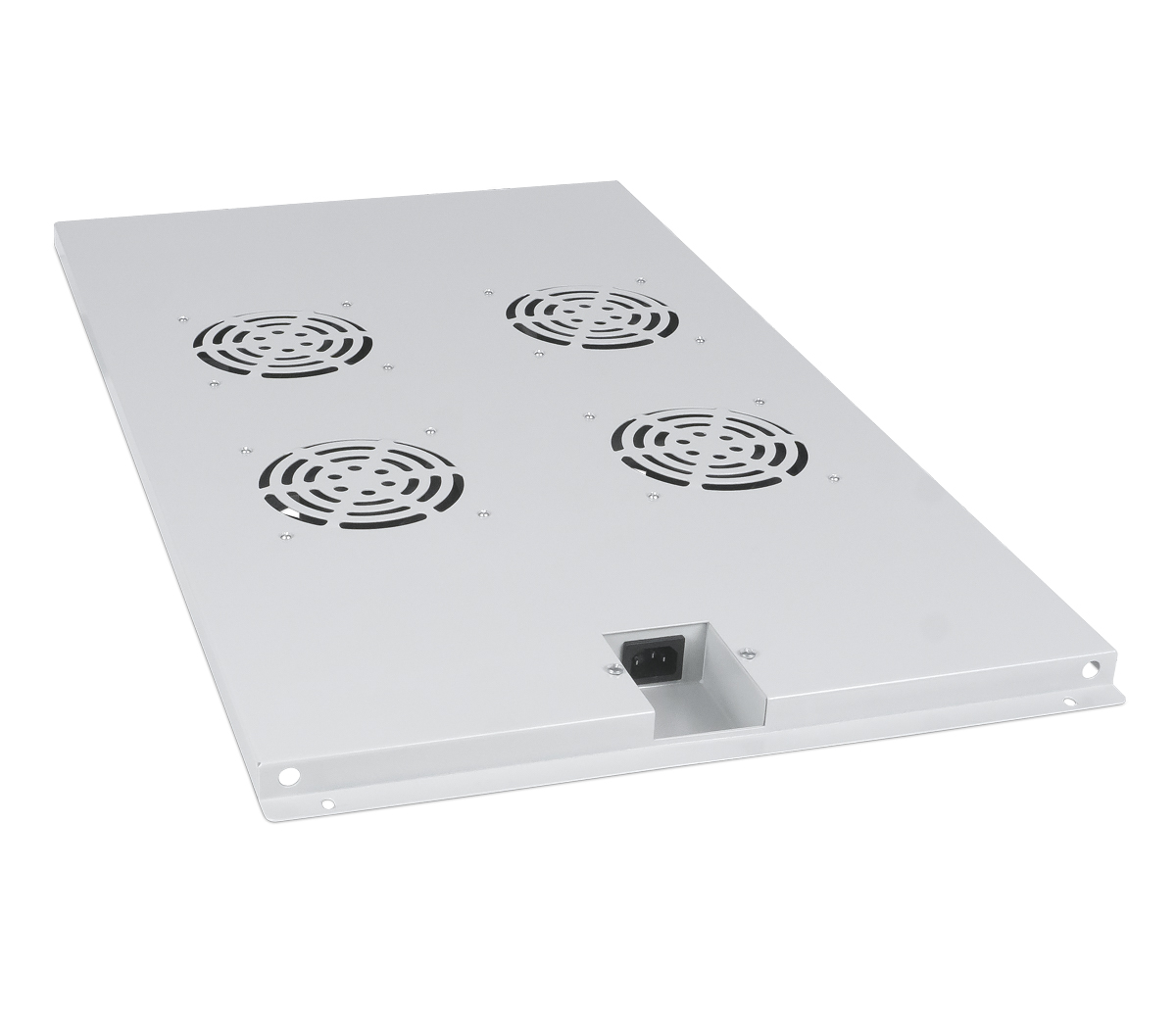 Cabeus TRAY-100 Модуль вентиляторный с 4-я вентиляторами для установки в напольные шкафы серии SH-05C, ND-05C глубиной 1000мм