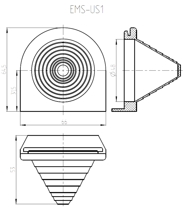 ЦМО EMS-US1 Кабельный ввод EMS-US1