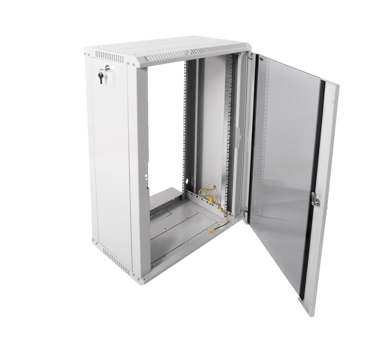 ЦМО ШРН-Э-18.350 Шкаф телекоммуникационный настенный разборный 18U (600х350) дверь стекло, ШРН-Э-18.350