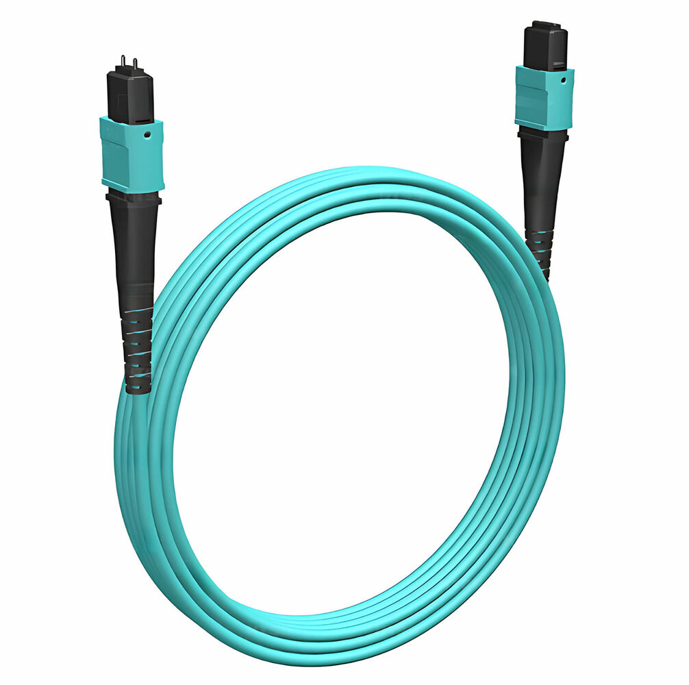 Cabeus FOP-50-OM3-12-MPO(F)-12-MPO(F)-B-17m Кабельная сборка MPO(F) -MPO(F)-12 волокон 50/125 OM3, 17 m, полярность В