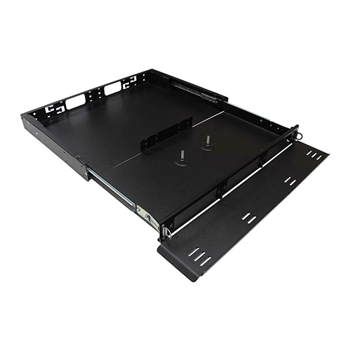 Cabeus ODF-19-3FP-24FC/ST/SC-S-BK-T Кросс оптический стоечный выдвижной, 19, до 24 портов, черный