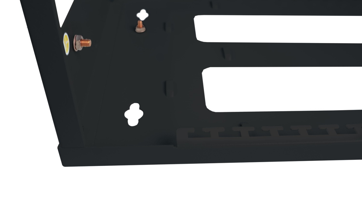 Cabeus NC-6U-BK Кронштейн настенный 19" 6U, цвет черный