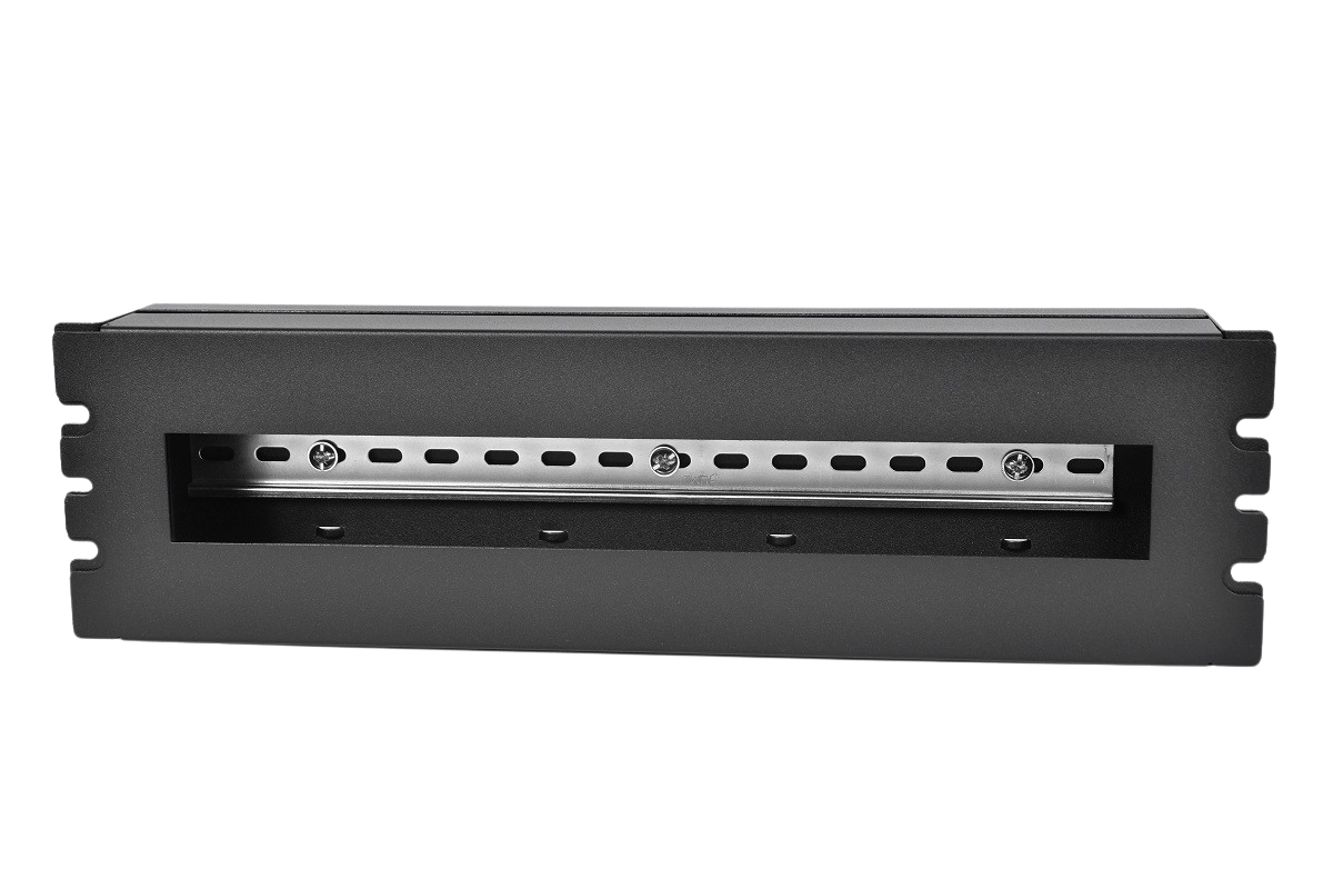 ЦМО КП-АВ-9005 Панель 19" с DIN-рейкой серии КП, цвет черный