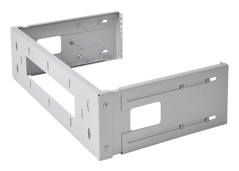 ЦМО КНО-М-3U Кронштейн телекоммуникационный настенный 3U, регулируемая глубина 300-450 мм, КНО-М-3U