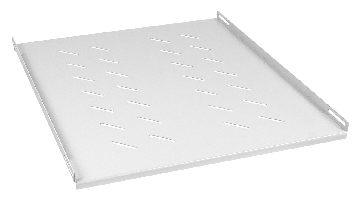 Cabeus SH-J018-FC-800m-100KG Полка 19" перфорированная глубиной 600 мм для  напольных шкафов глубиной 800 мм, усиленная до 100кг