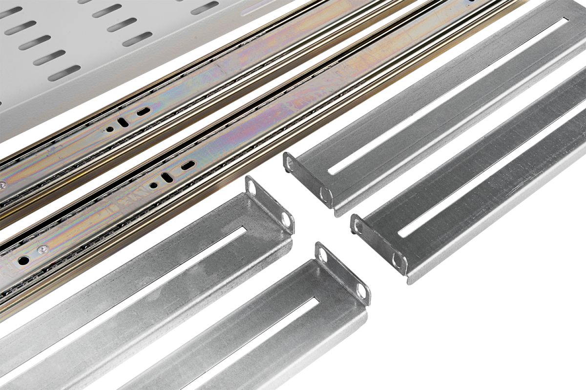 ЦМО ТСВ-45 Полка перфорированная выдвижная с телескопическими направляющими, глубина 450 мм, ТСВ-45