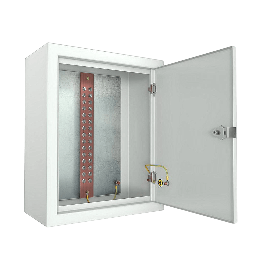 Cabeus CGB-ЯГЗШ-20-3.15 Ящик ГЗШ 20 подключений, 3х15 мм (ВхШхГ 400х310х220 мм), 210А, IP31, цвет серый Ral 7035