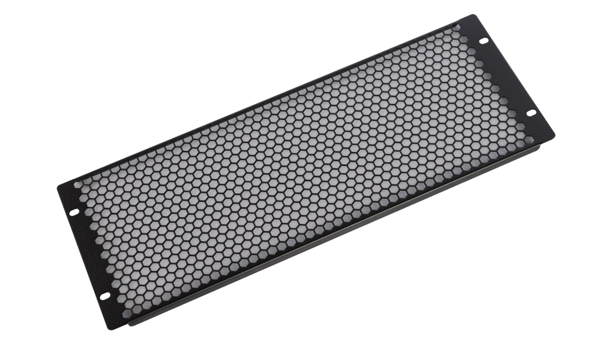 ЦМО ФП-4.4-9005 Фальшпанель в шкаф 19" 4U перфорированная, цвет черный,ФП-4.4-9005