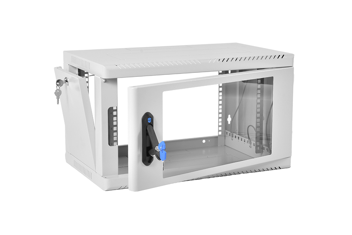 ЦМО ШРН-6.650 Шкаф телекоммуникационный настенный 6U (600х650) дверь стекло, ШРН-6.650