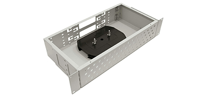 Cabeus FO-19-64FC-T Кросс оптический стоечный, 19, до 64 портов FC(ST), сплошная панель, серый