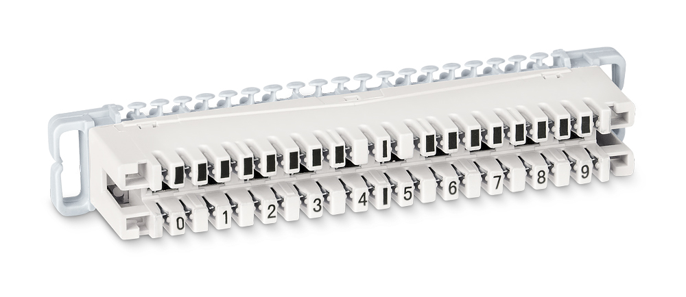 Cabeus DM-10P Плинт размыкаемый на 10 пар, маркировка 0-9, (Krone)